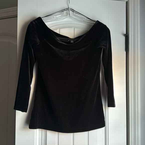 Ann Taylor Factory Velvet 3/4 Sleeve Sweater - Picture 1 of 5